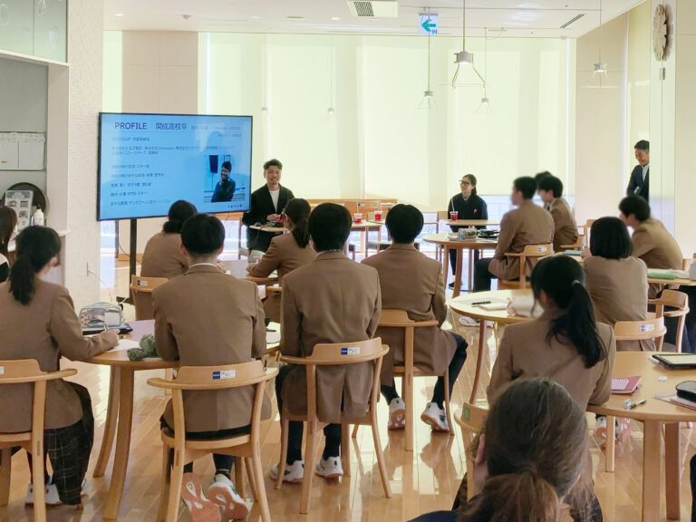 札幌みなみの杜高等支援学校で講話を行いました。