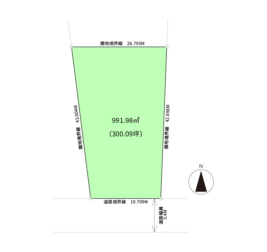 【土地／建築条件付】張碓町531-17