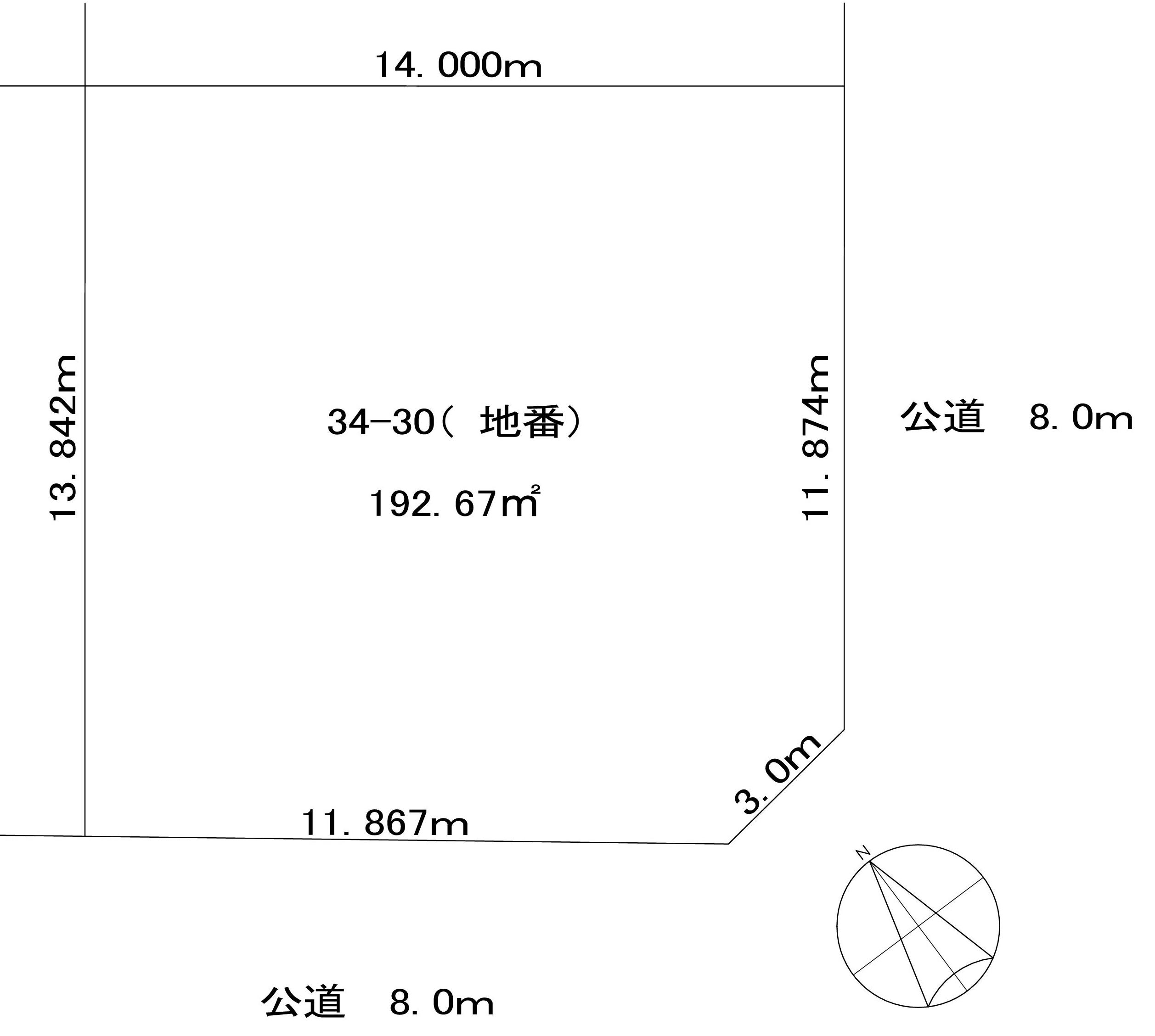 【成約済】建築条件付土地　新琴似２条３丁目を販売します